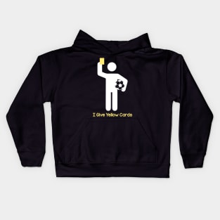 Referee Yellow Card Kids Hoodie